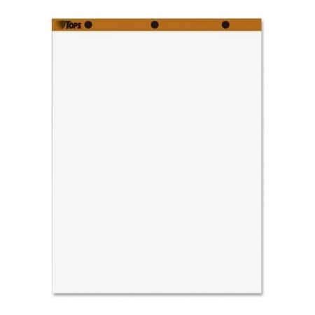 Sp Richards TOPS Plain Paper Easel Pad - 50 Sheet - 16 lb - Unruled - 27" x 34" - 2/Carton - White Paper TOP¬†7903.00